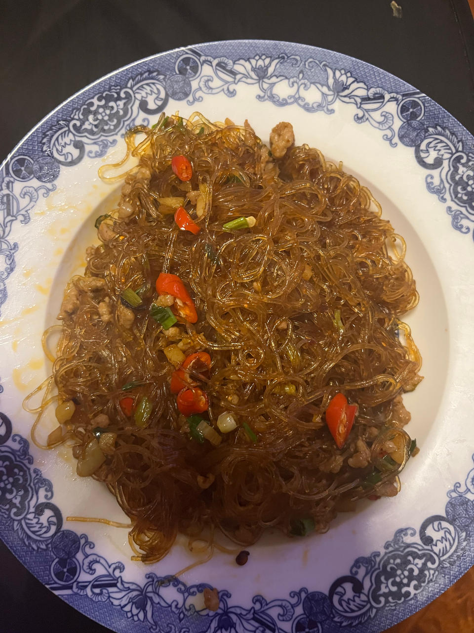 肉末粉丝煲（蚂蚁上树，干捞粉丝煲）