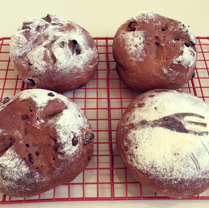 香蕉巧克力软欧