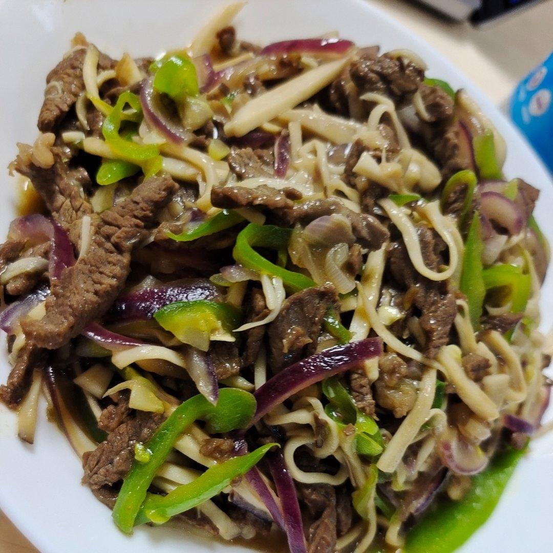 好吃到停不下来的爆炒牛肉丝