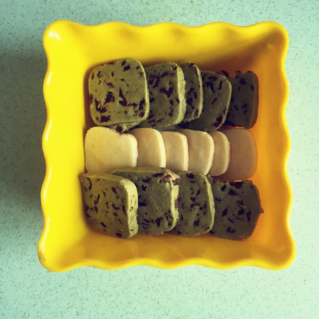 抹茶蔓越莓饼干