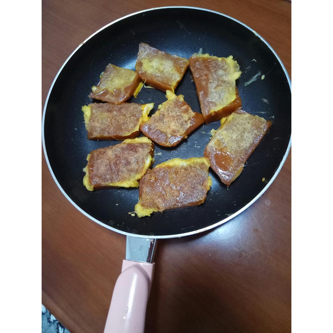 蛋煎年糕