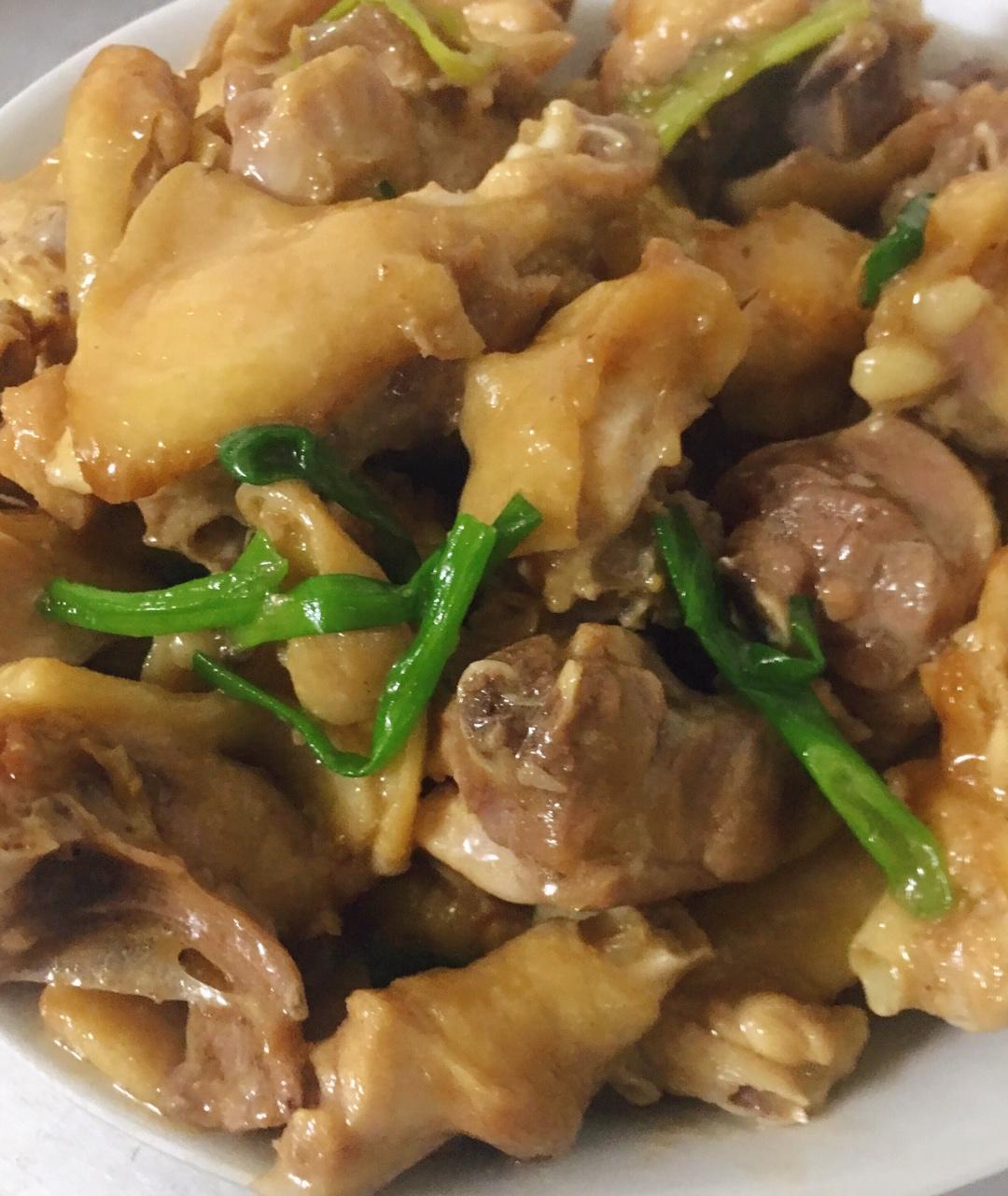 姜葱焗（炒）鸡