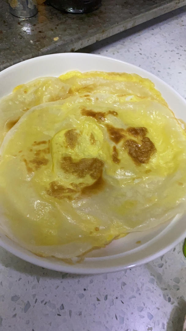 千层软蛋饼 宝宝辅食食谱