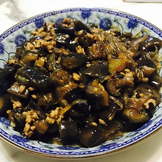 肉末茄子粉丝煲