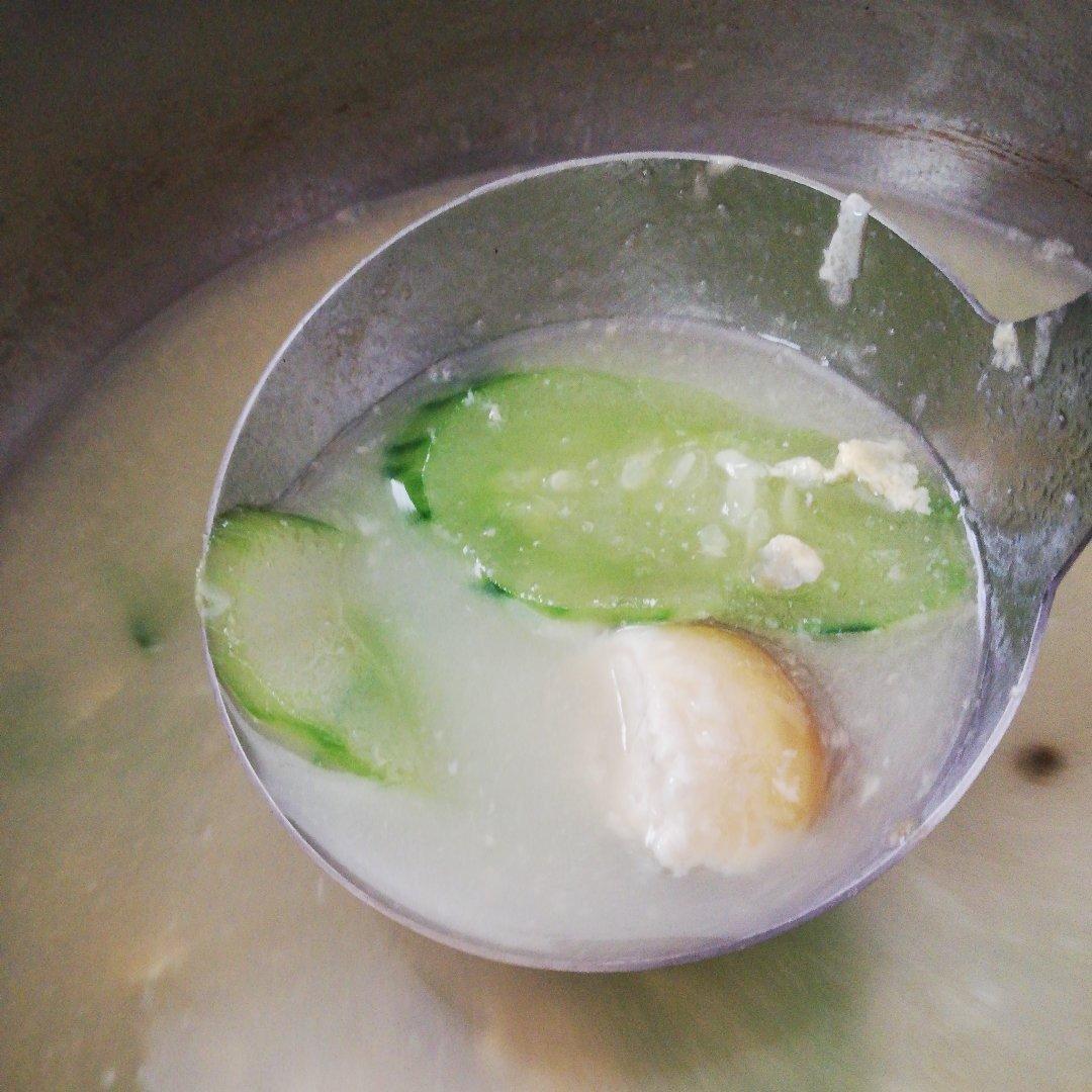 黄瓜皮蛋汤
