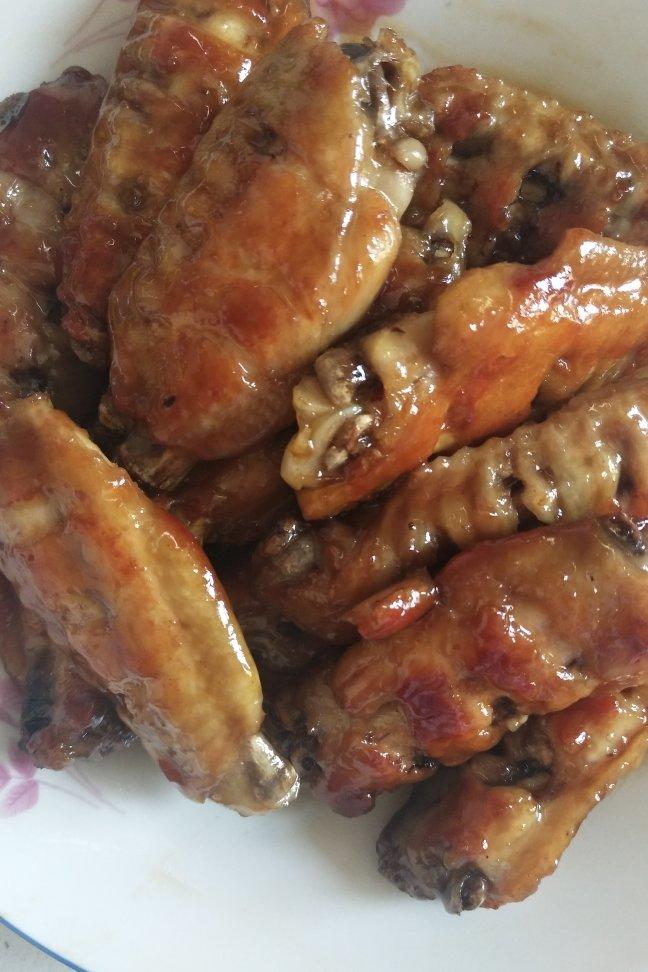 酱油蜂蜜吮指鸡翅
