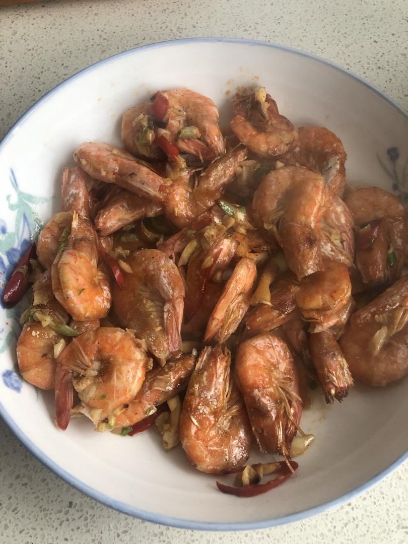 蒜蓉油焖大虾（空气炸锅版）