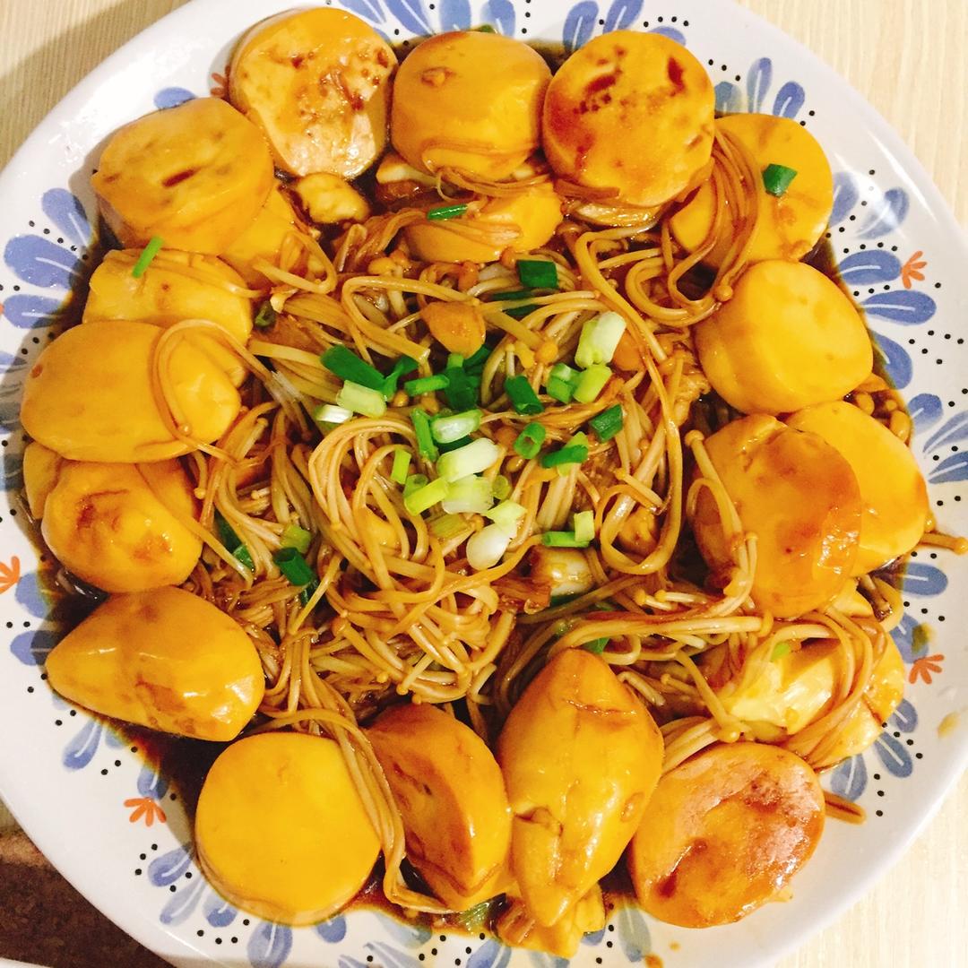 超级下饭菜--金针菇日本豆腐