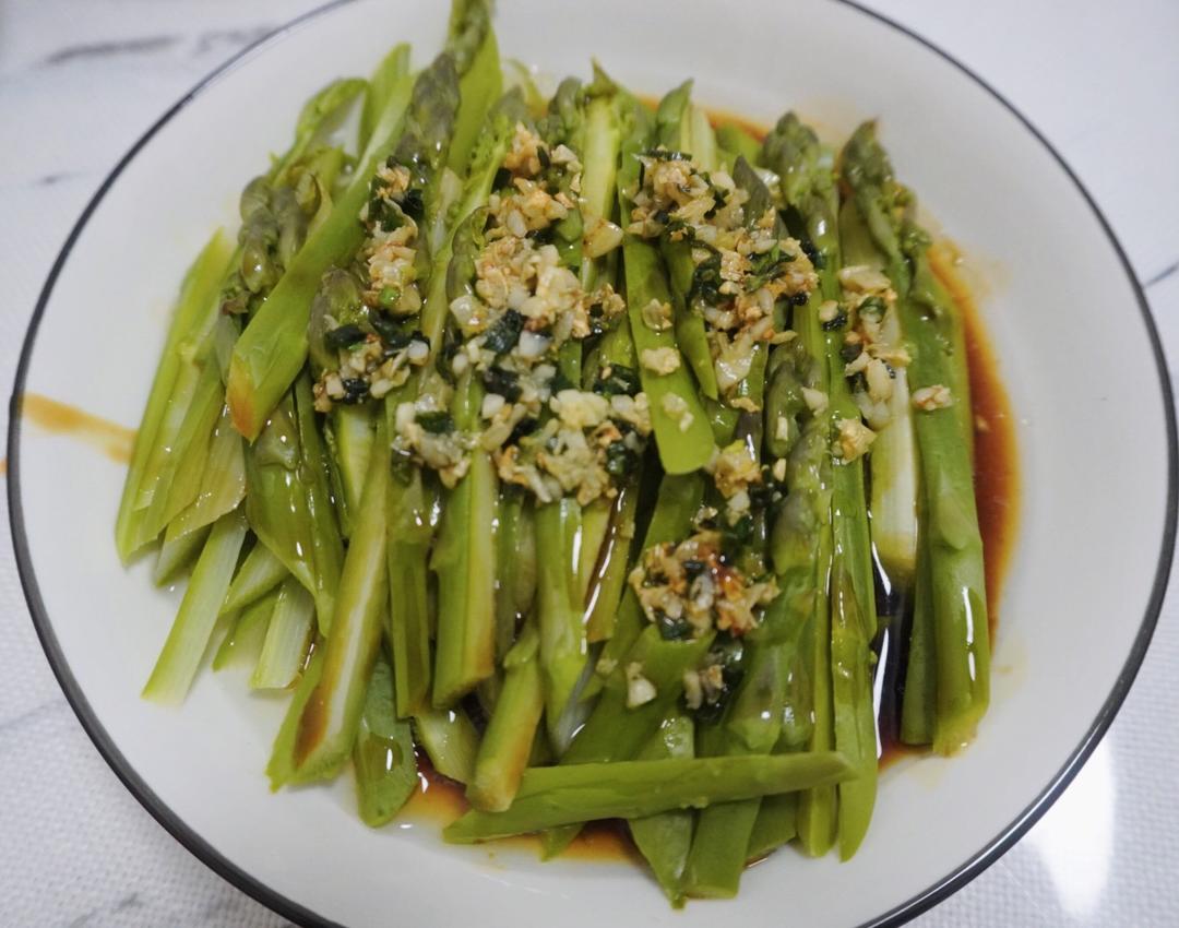 清蒸芦笋