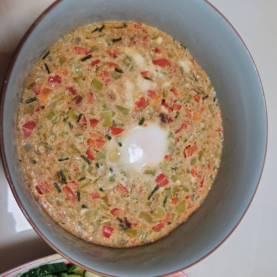 东北特色美食蘸酱菜、蒸鸡蛋焖子，简单易做鲜香下饭，给肉都不换