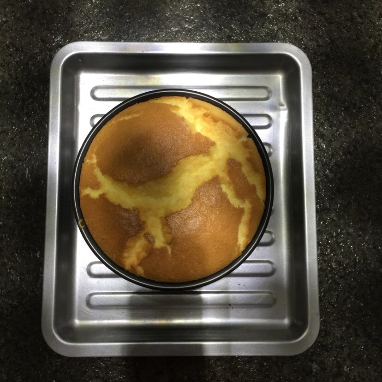 6寸原味戚风蛋糕
