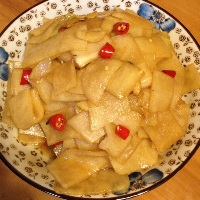 美味炒萝卜片