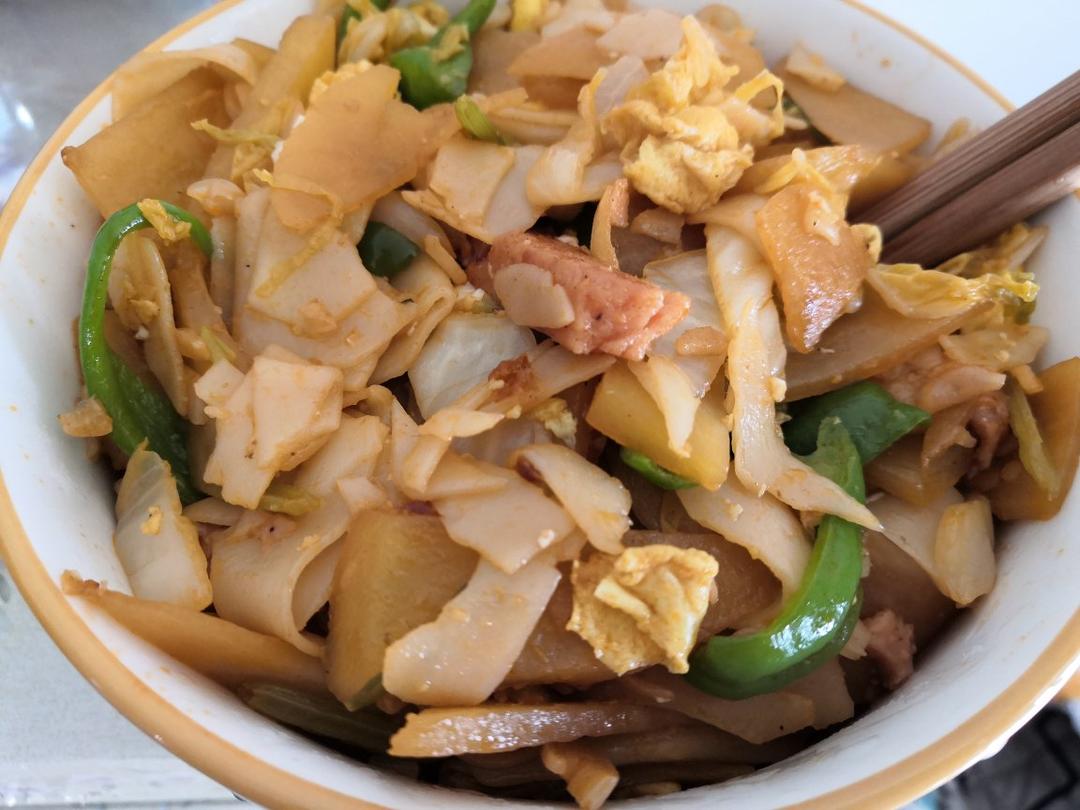 新疆炒面片（丰富配菜！）