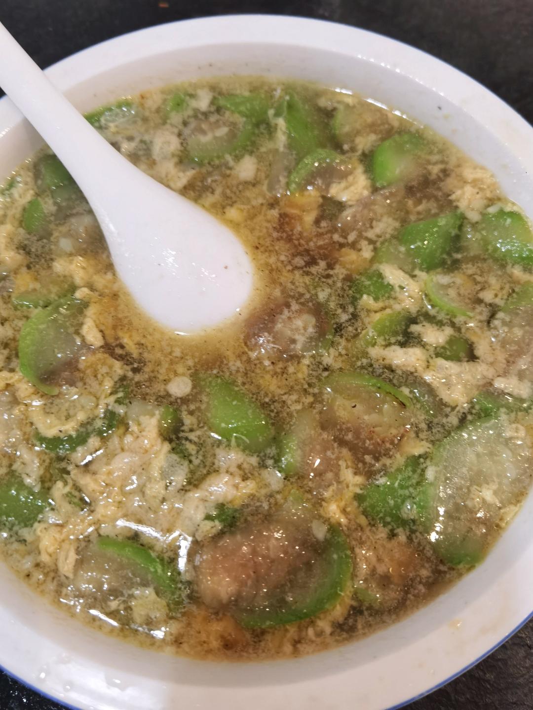 丝瓜蛋汤