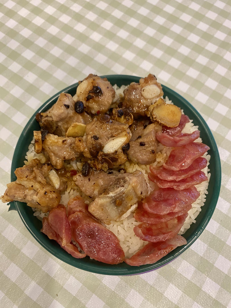 豉汁排骨蒸饭