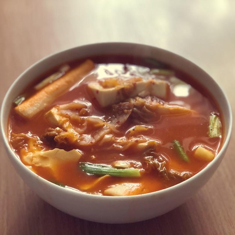 超简单好味的泡菜汤