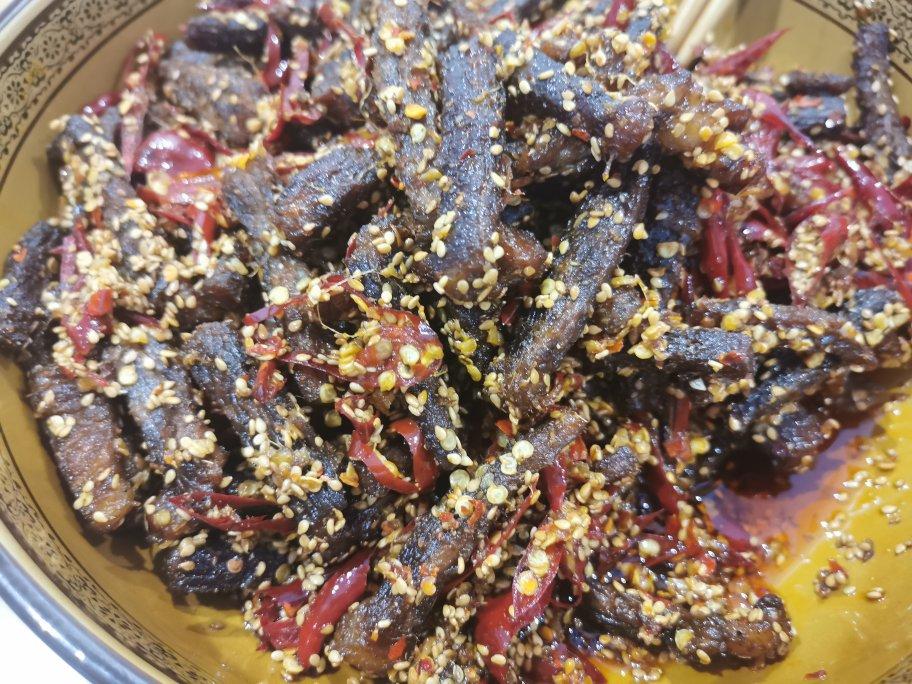 麻辣牛肉干