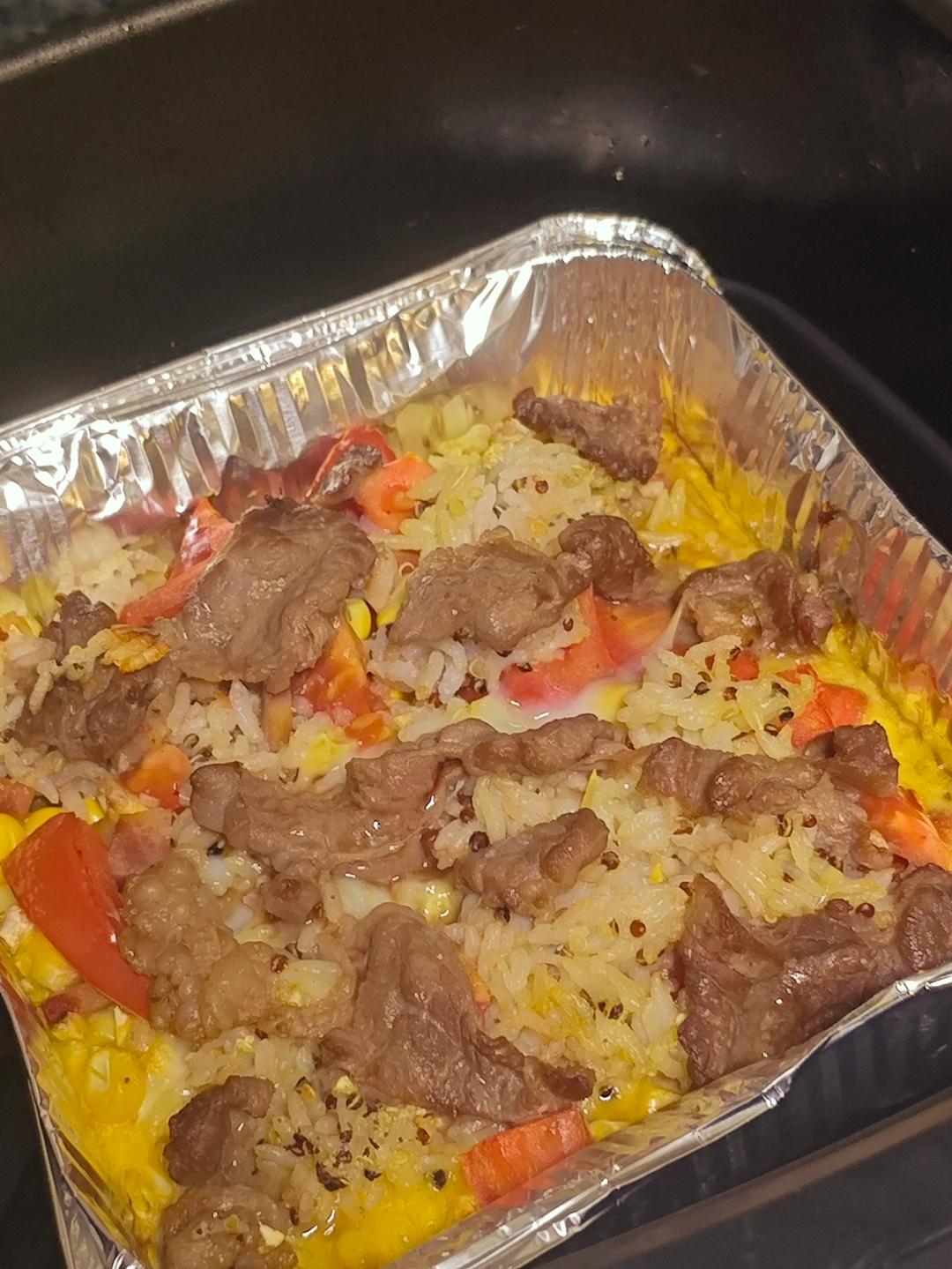 空气炸锅烤饭（冷饭版）