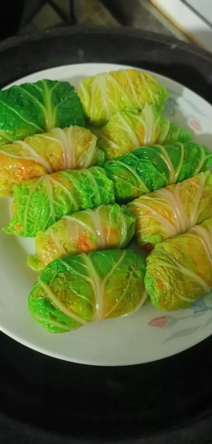 过年餐桌上必备的一道菜，翡翠白玉卷