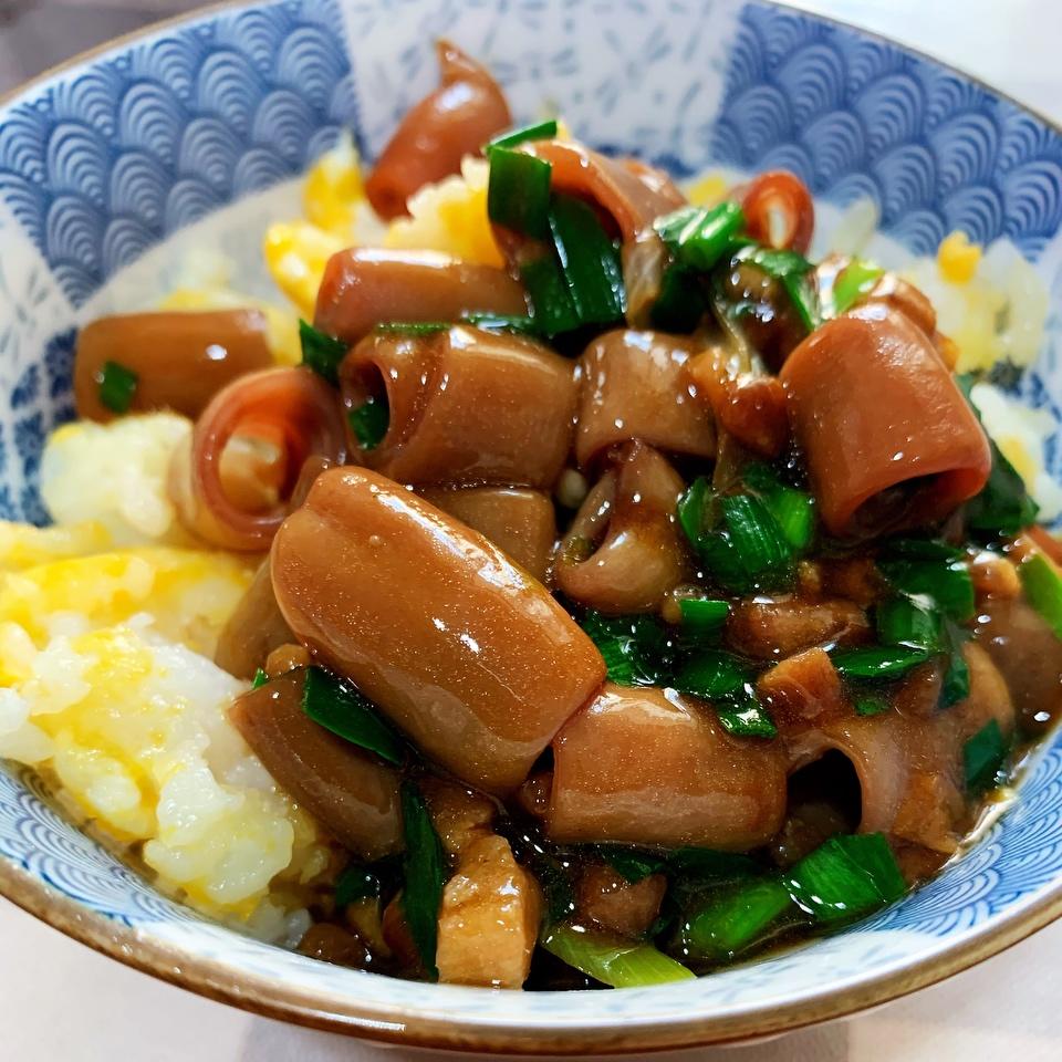 海肠捞饭