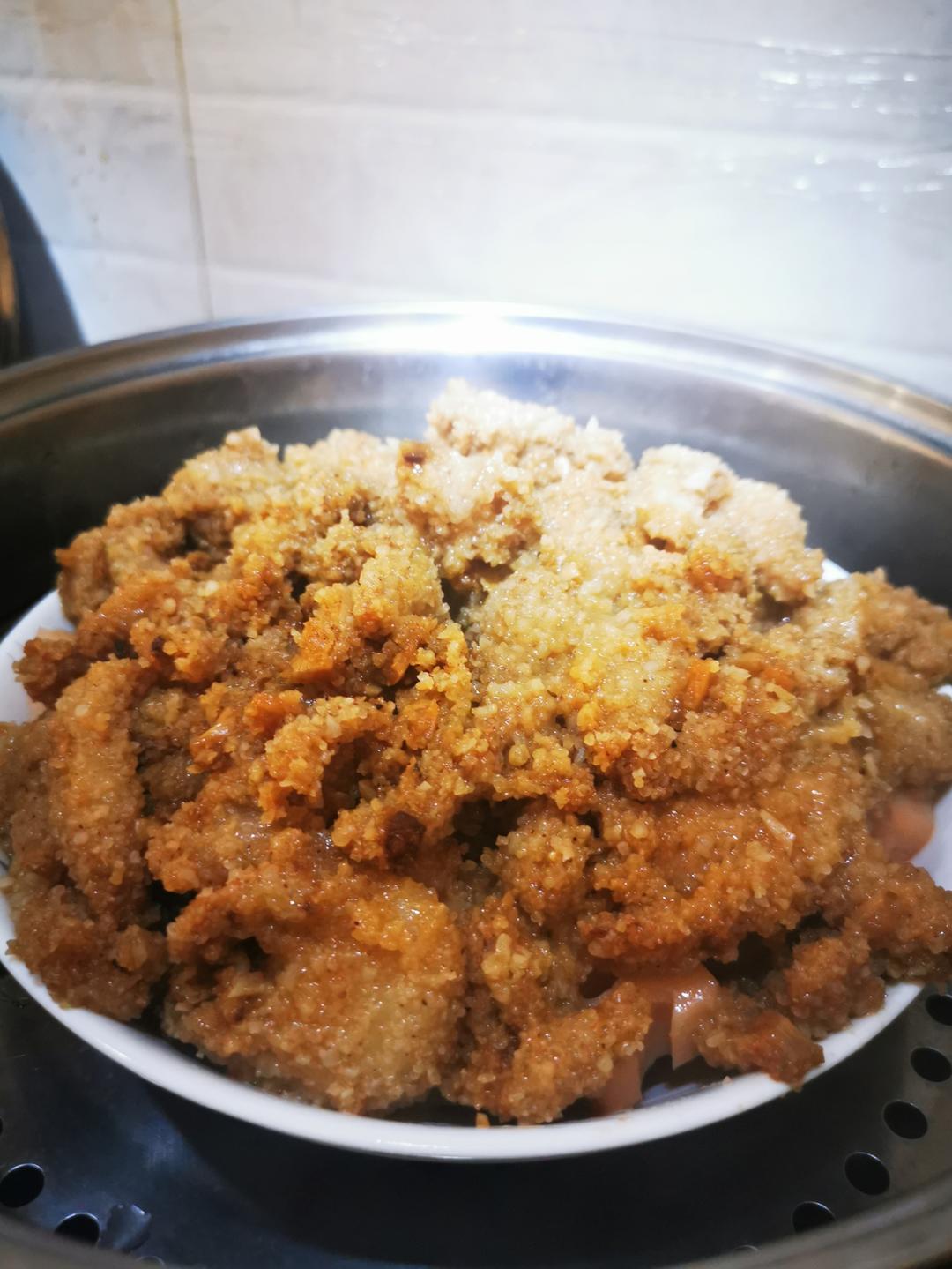 绝绝子！甩饭店几条街的粉蒸肉（粉蒸排骨）