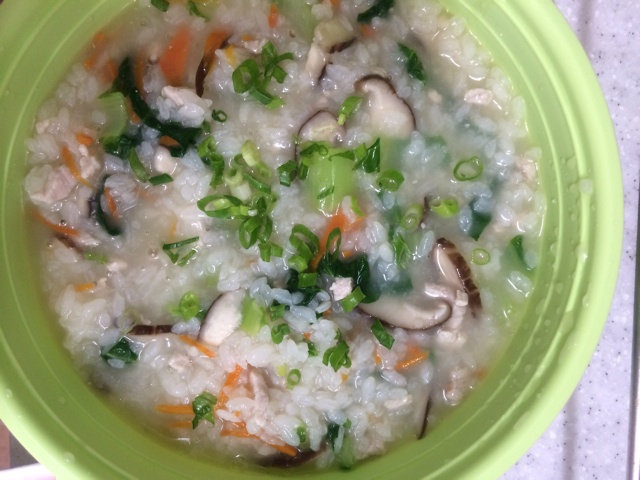 香菇鸡肉粥