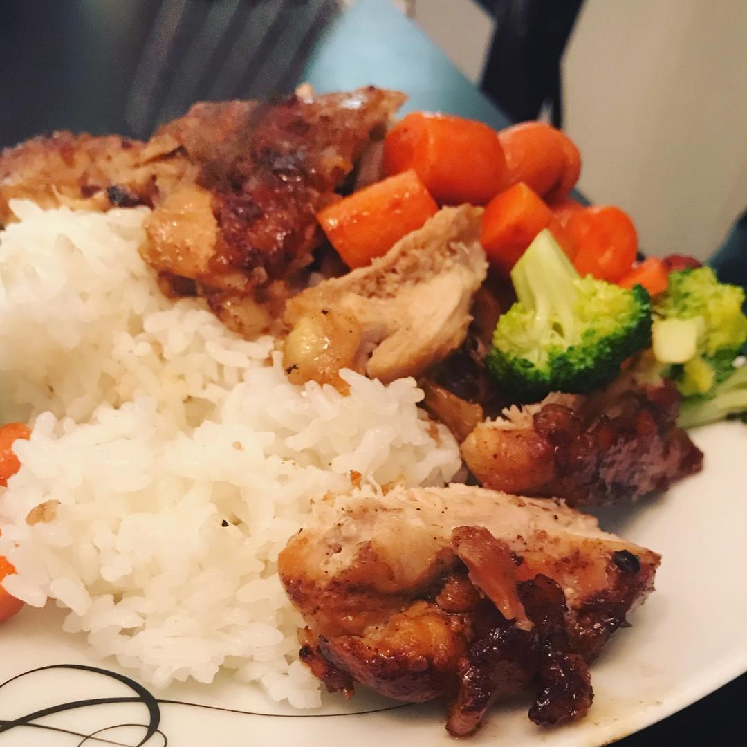 日式照烧鸡排饭