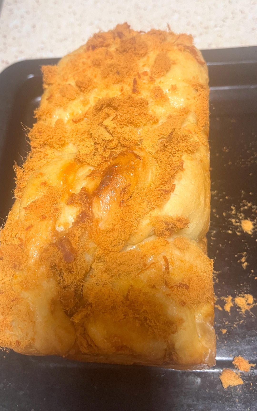 咸香松软～保姆级教程‼️葱香肉松手撕吐司