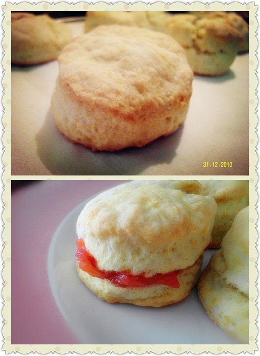 橙香淡奶油司康