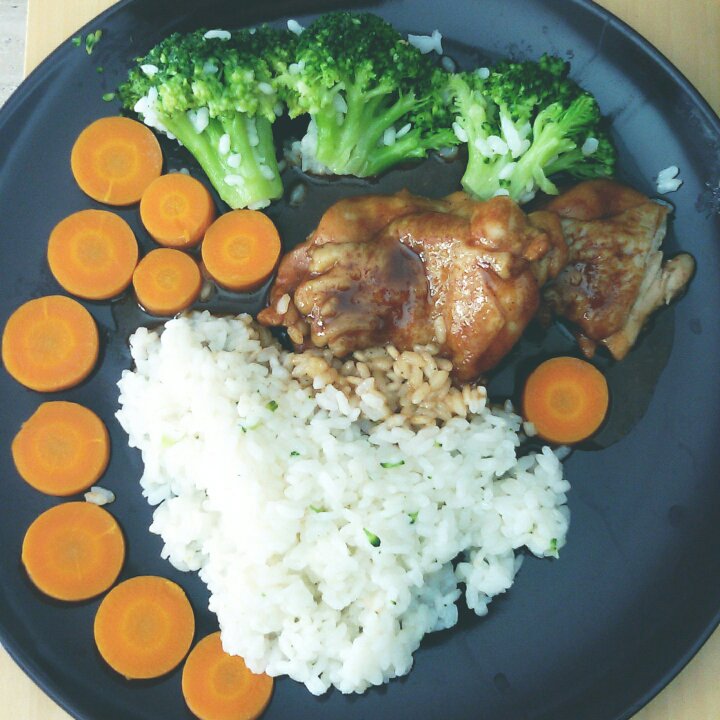照烧鸡腿饭