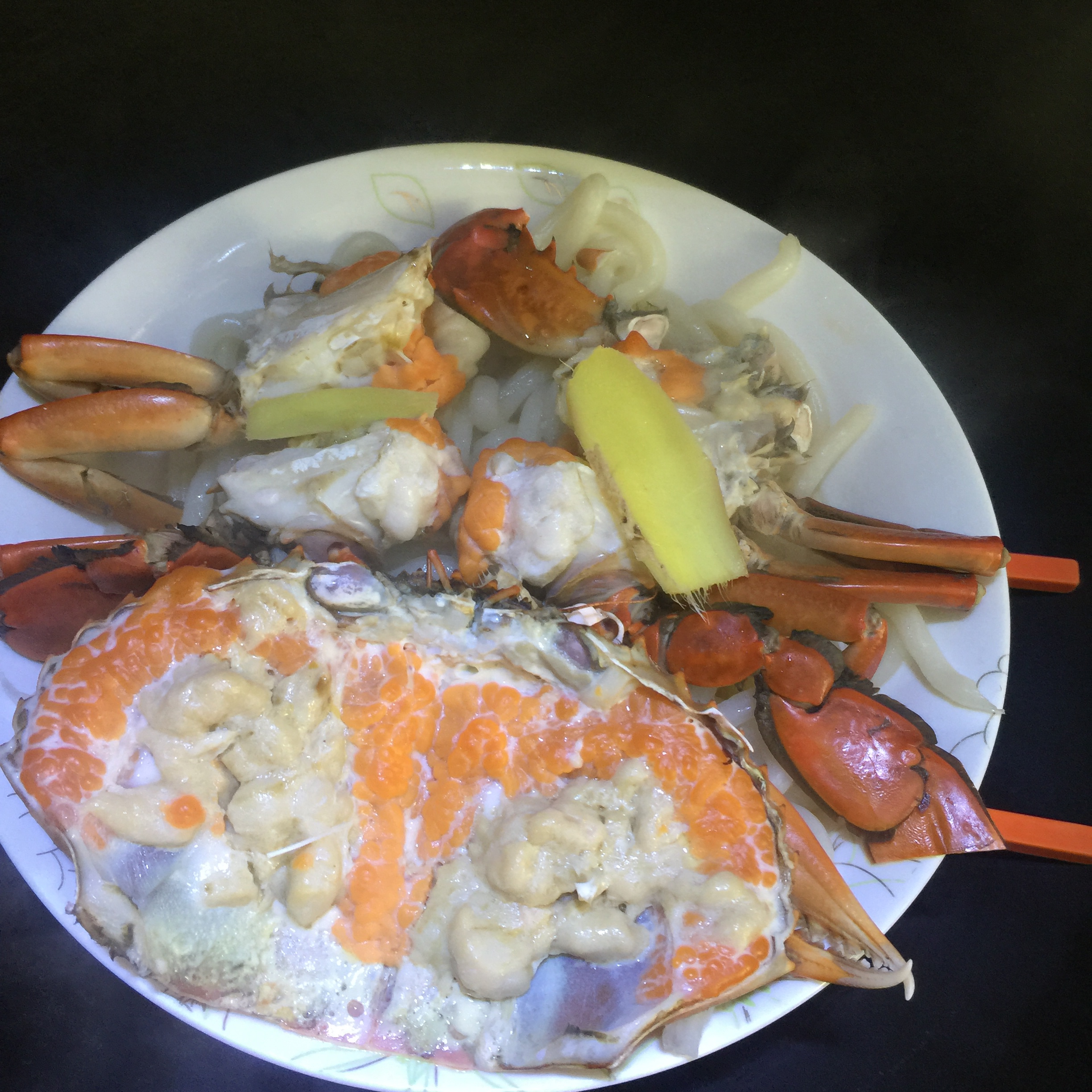 #潮菜#乌冬面蒸膏蟹的做法 步骤4
