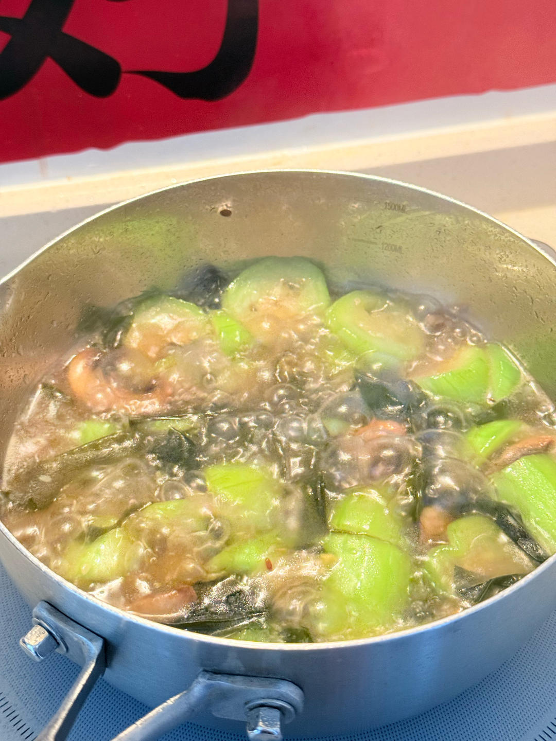 夏季十道素~副菜（一）~白蘑烩丝瓜