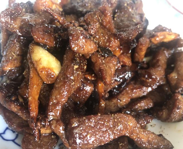 孜然牛肉条的做法