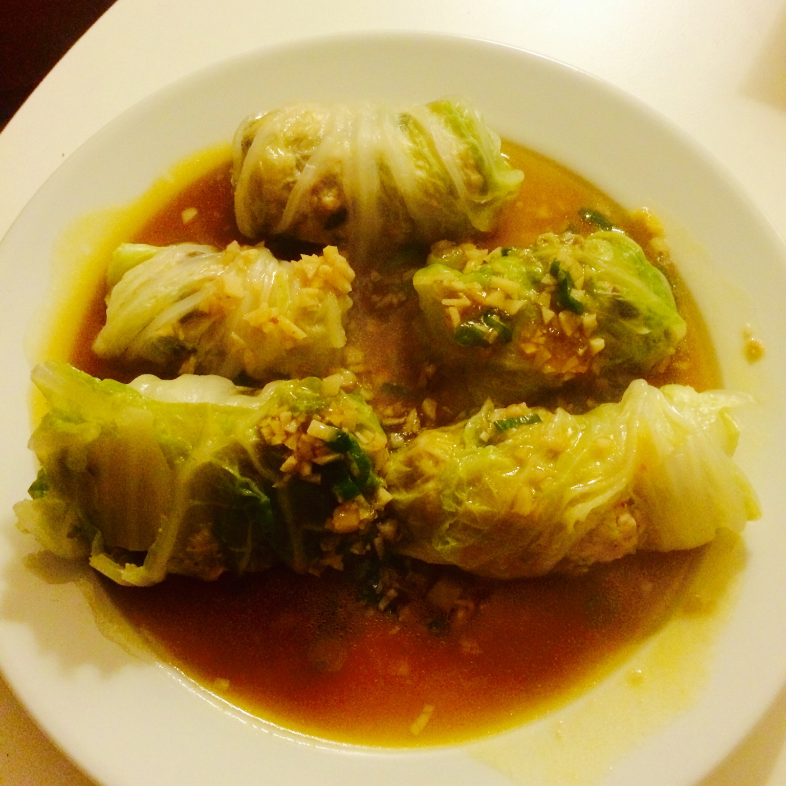 肉酿白菜卷