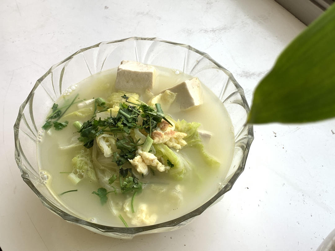 白菜豆腐汤