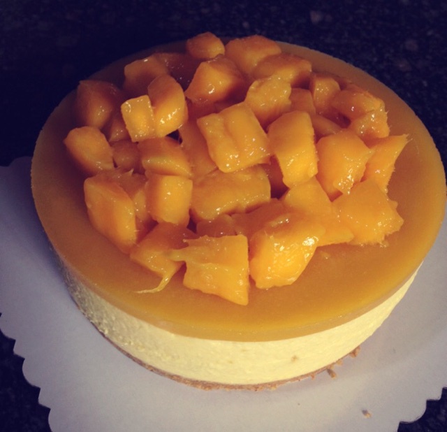 芒果冻芝士蛋糕