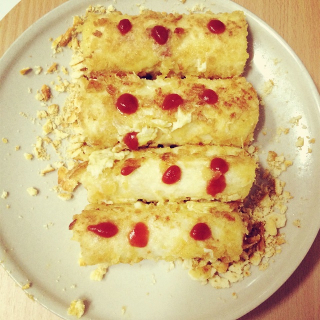 芝士香肠土司卷