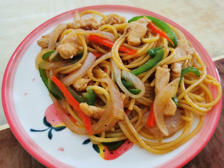 比餐厅好吃的黑椒牛柳意面🍝零失败简单教程