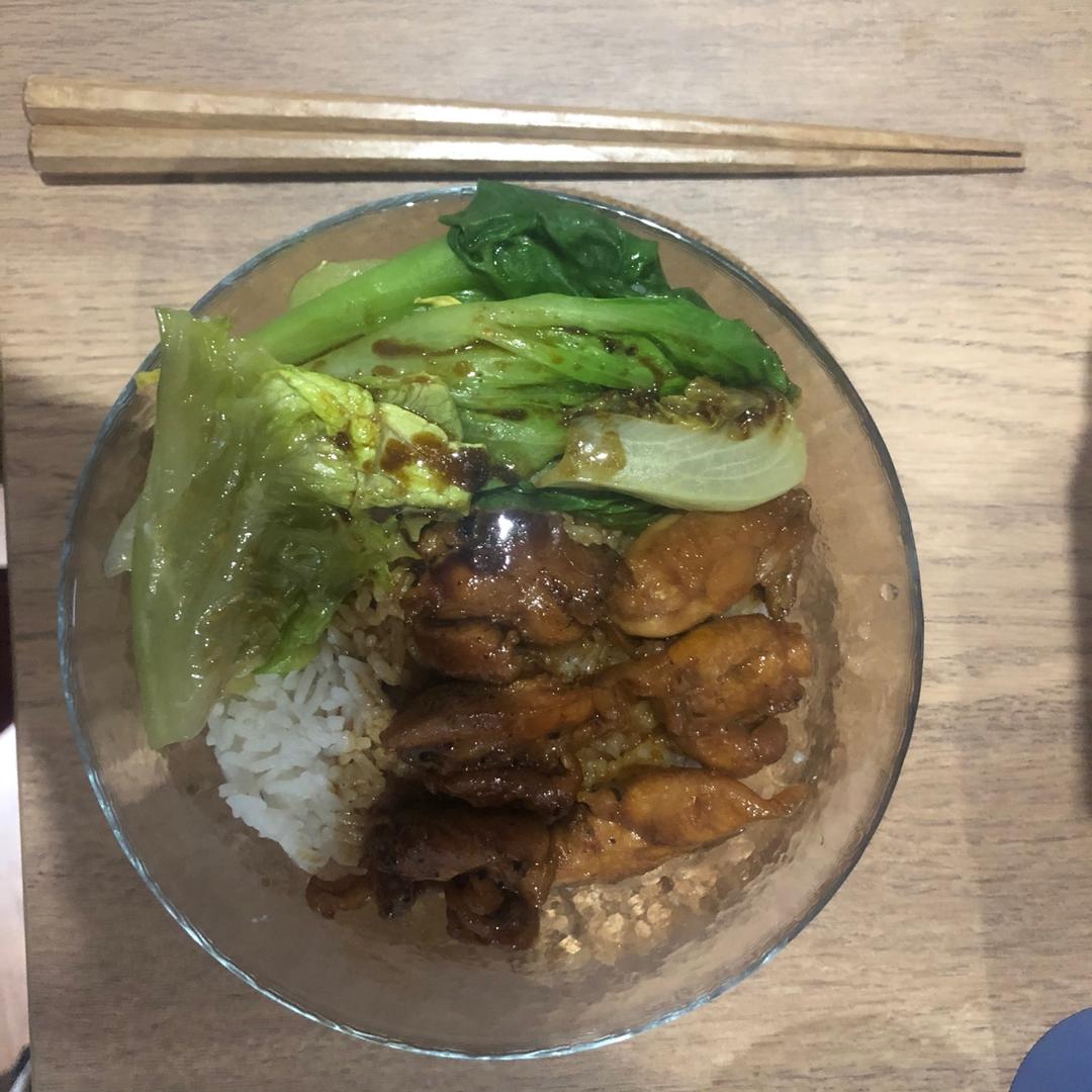 照烧鸡腿饭