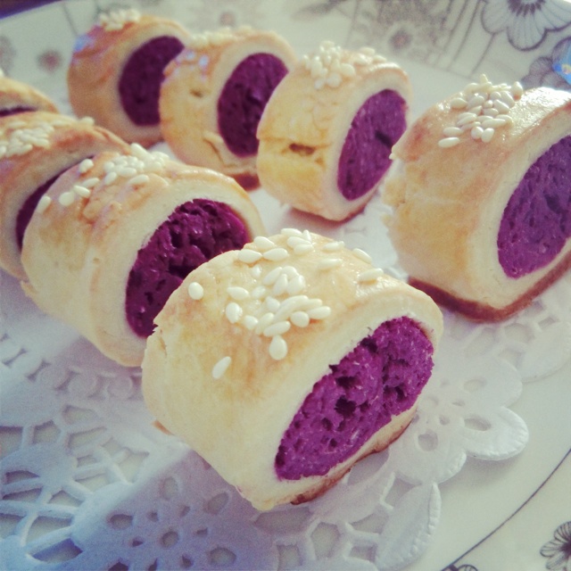 【紫薯小小酥!(最最简单的点心!)图片】蜡笔小小跑_下厨房