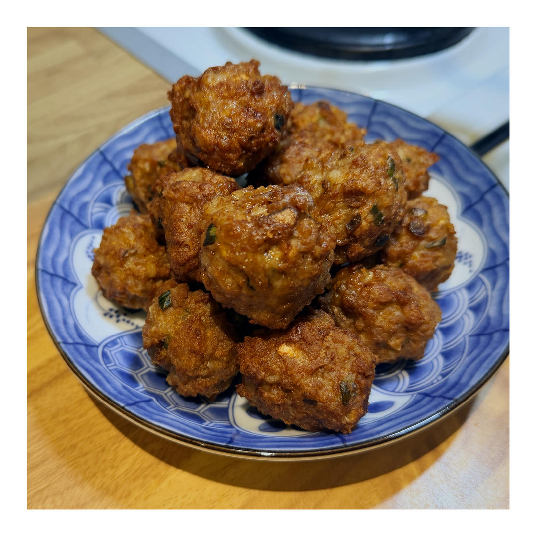 一次就能成功的炸肉丸子