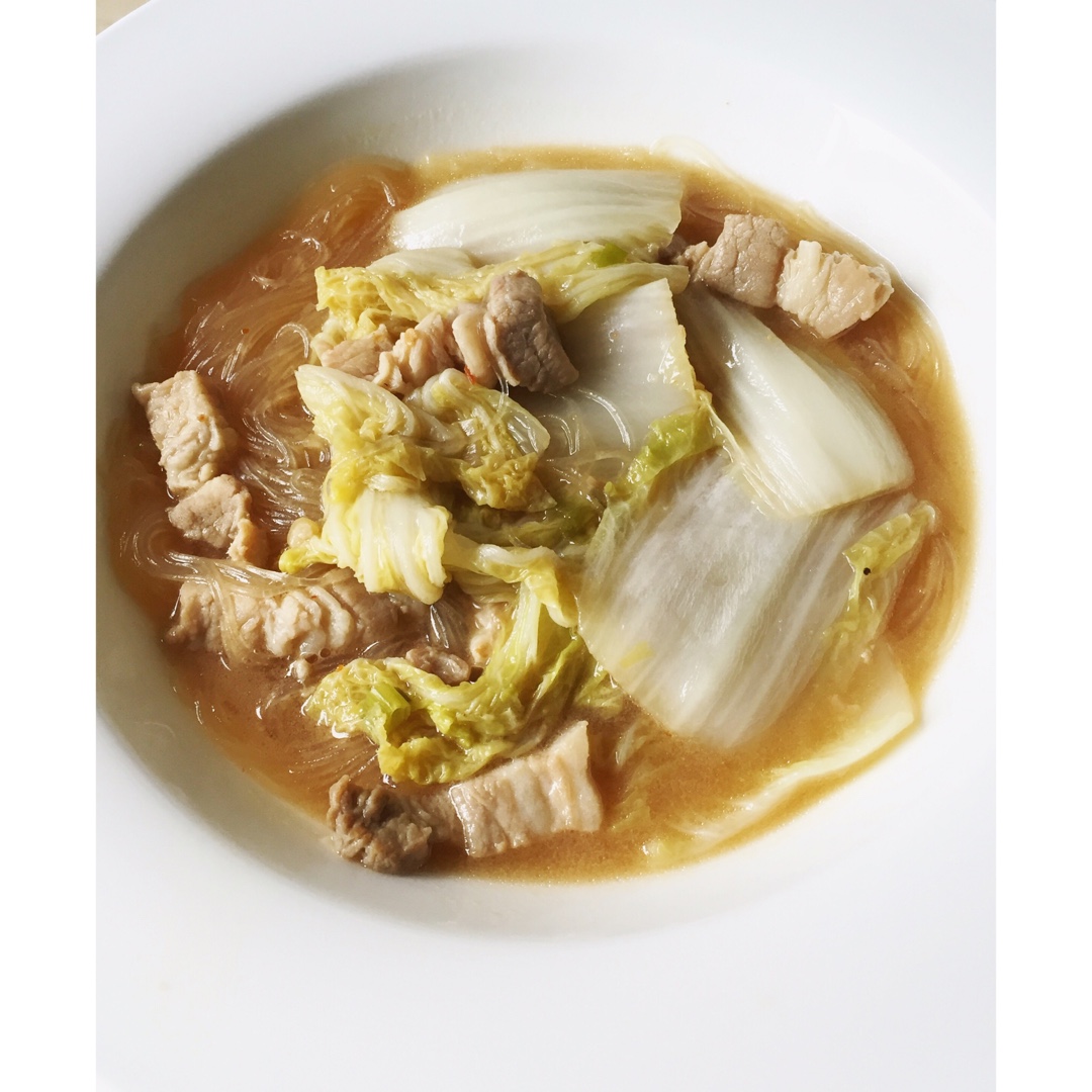 猪肉白菜炖粉条