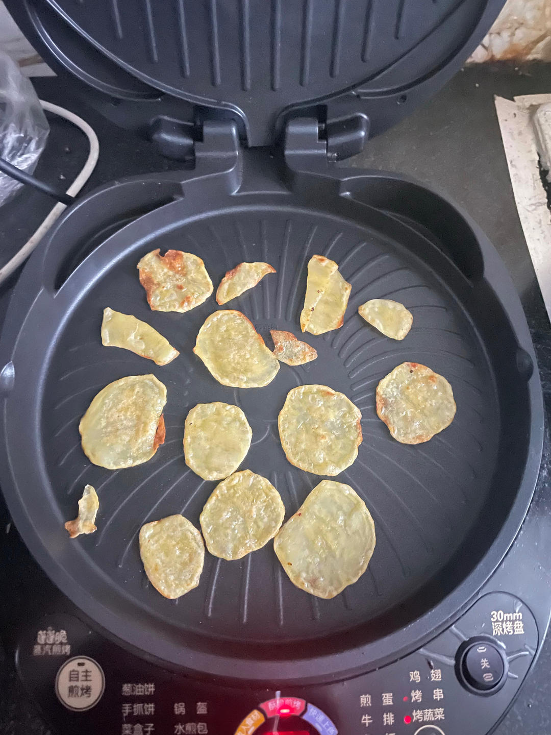 电饼铛做薯片