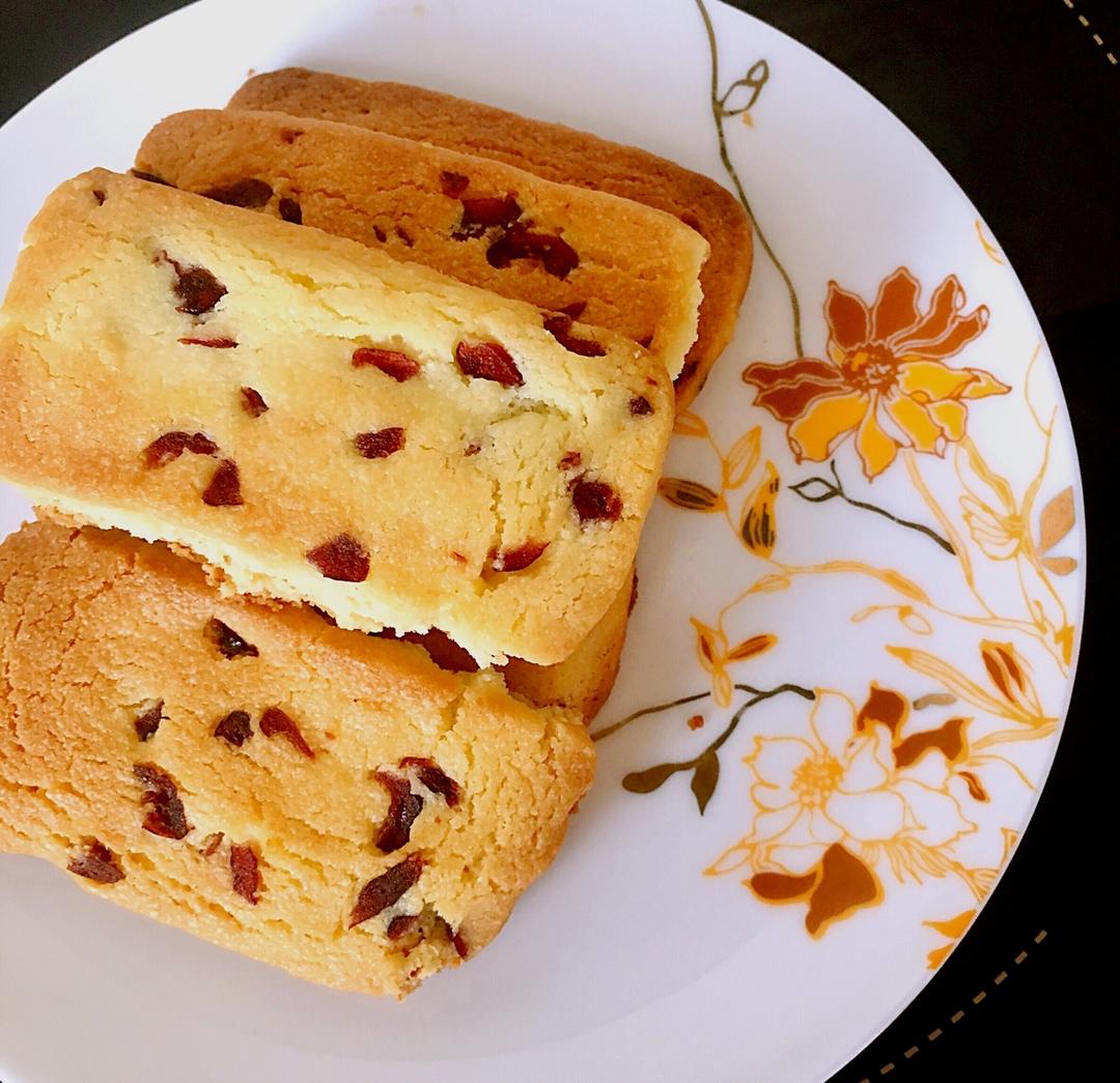 低糖少油版蔓越莓饼干