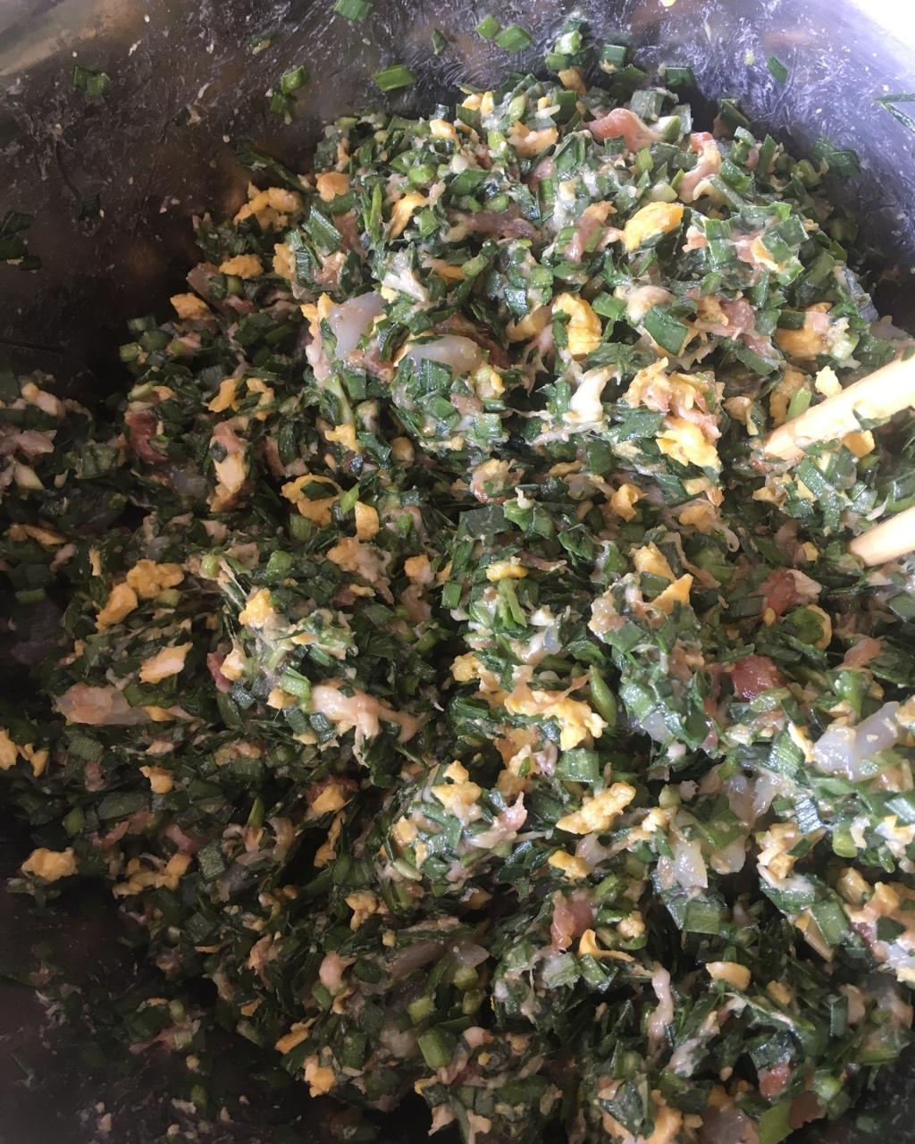 韭菜鸡蛋虾仁三鲜饺子