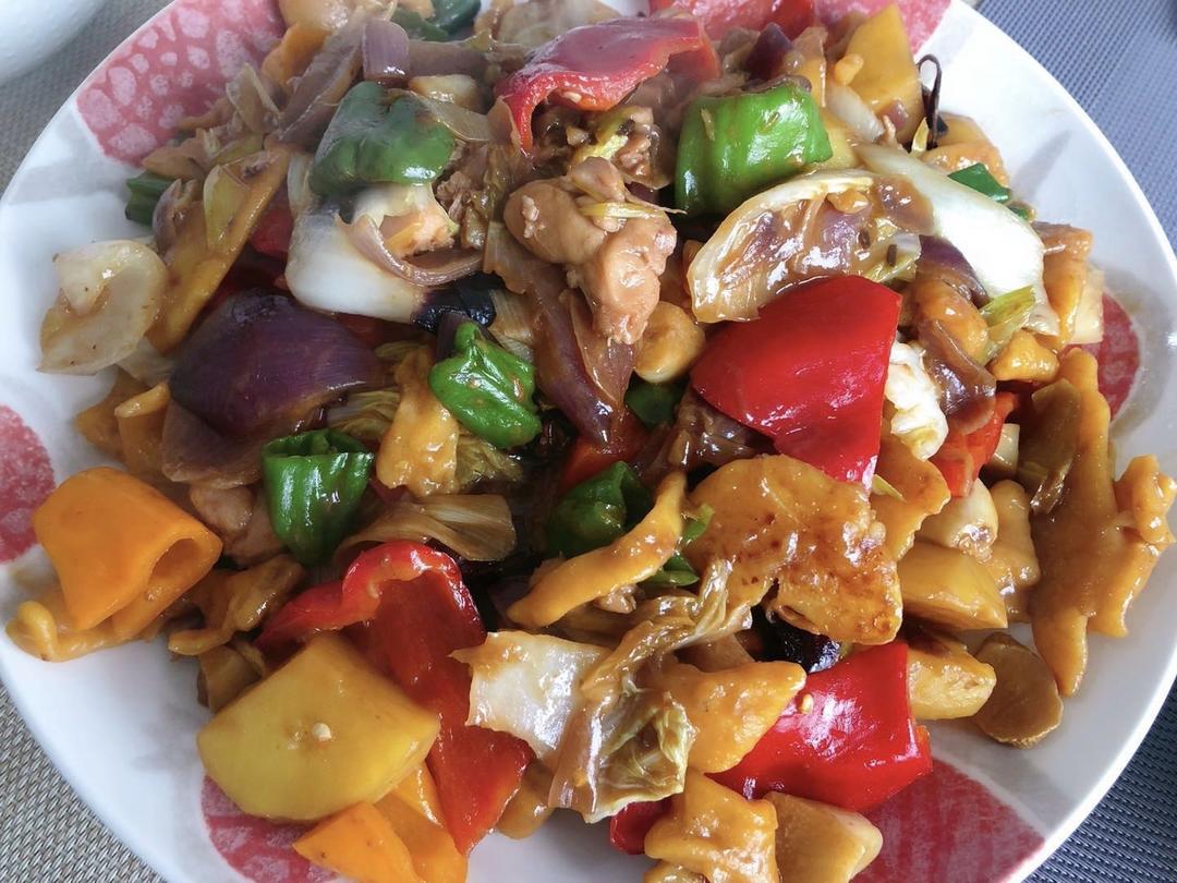 香辣大盘鸡的做法