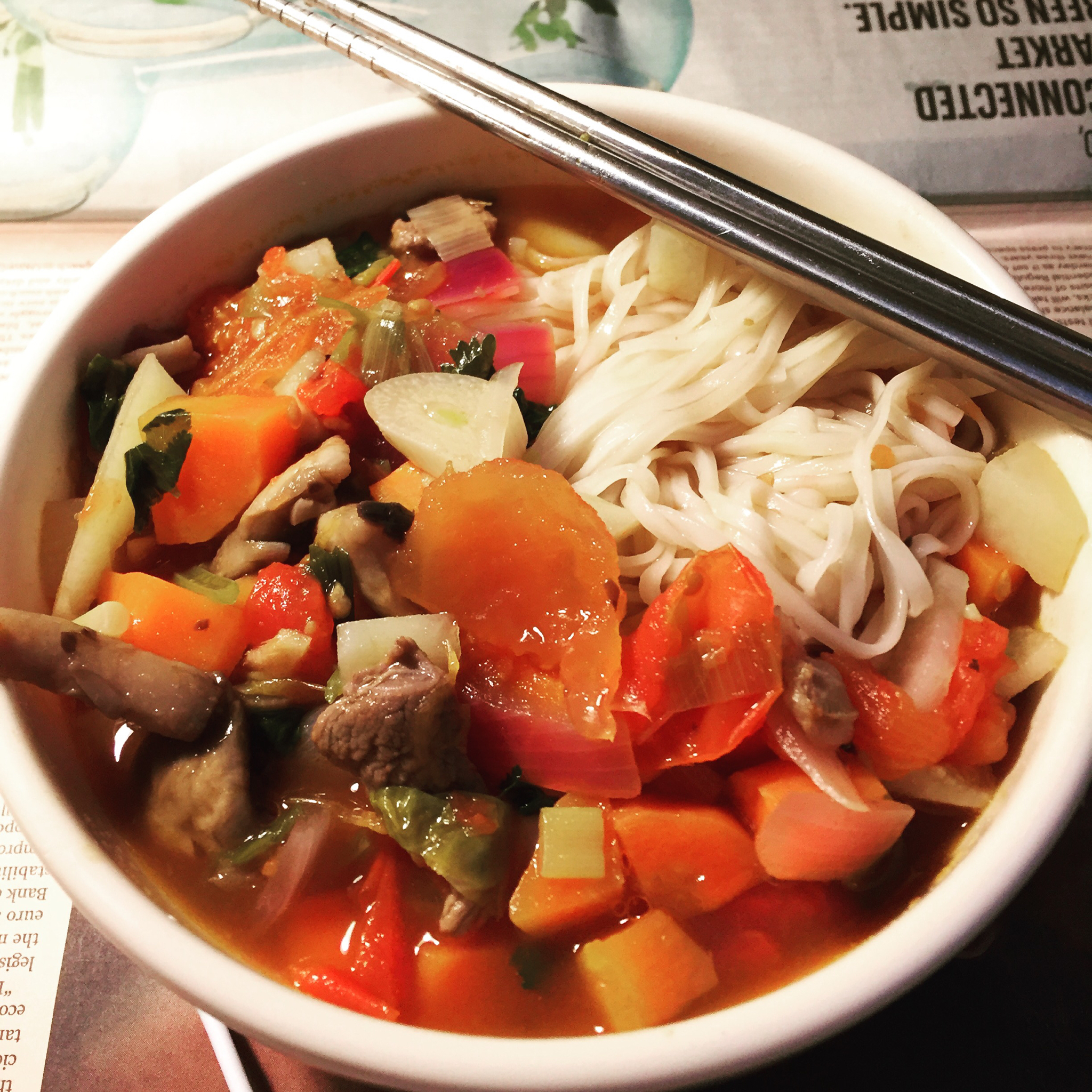 新疆汤饭（揪片子）附揪面片图解