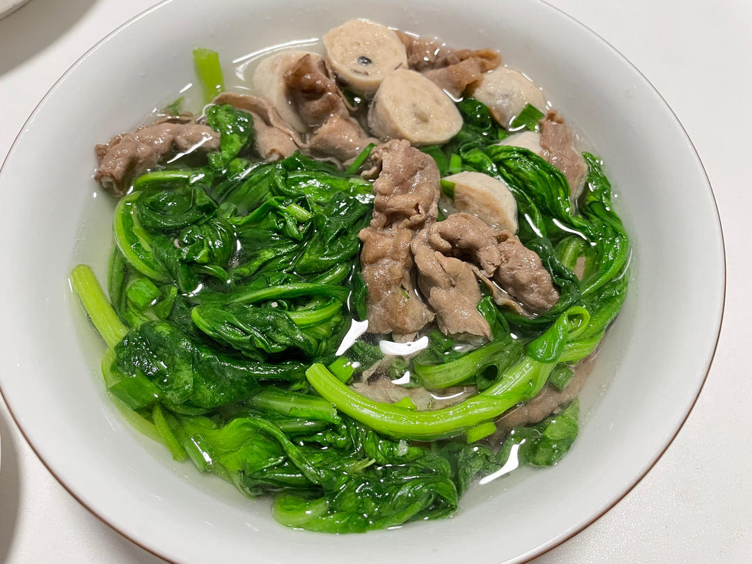 茼蒿的最佳搭配是牛