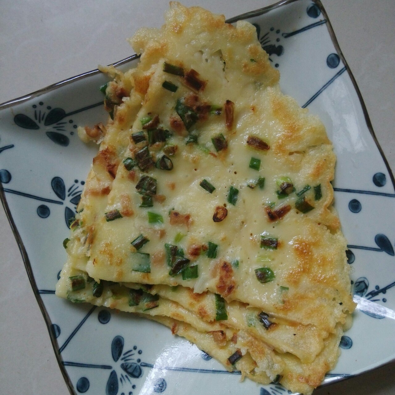 自制葱油饼