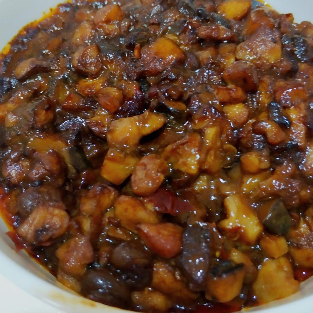 香菇鸡丁酱（快手百搭）